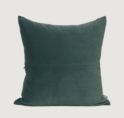 Modern Simple Throw Pillows, Large Green Square Pillows, Modern Throw Pillows for Couch, Decorative Modern Sofa Pillows for Living Room-ArtWorkCrafts.com