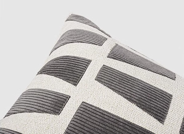 Large Modern Decorative Pillows for Sofa, Geometric Contemporary Cushions for Interior Design, Modern Throw Pillows for Couch-ArtWorkCrafts.com
