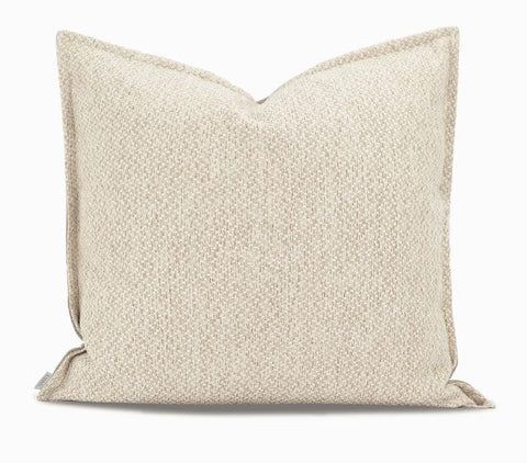 Large Square Modern Throw Pillows for Couch, Large Brown Throw Pillow for Interior Design, Contemporary Modern Sofa Pillows, Simple Decorative Throw Pillows-ArtWorkCrafts.com