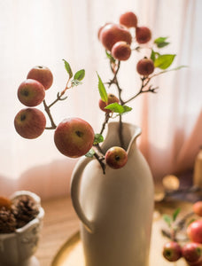 Apple Branch, Fruit Branch, Table Centerpiece, Beautiful Modern Flower Arrangement Ideas for Home Decoration, Autumn Artificial Floral for Dining Room-ArtWorkCrafts.com