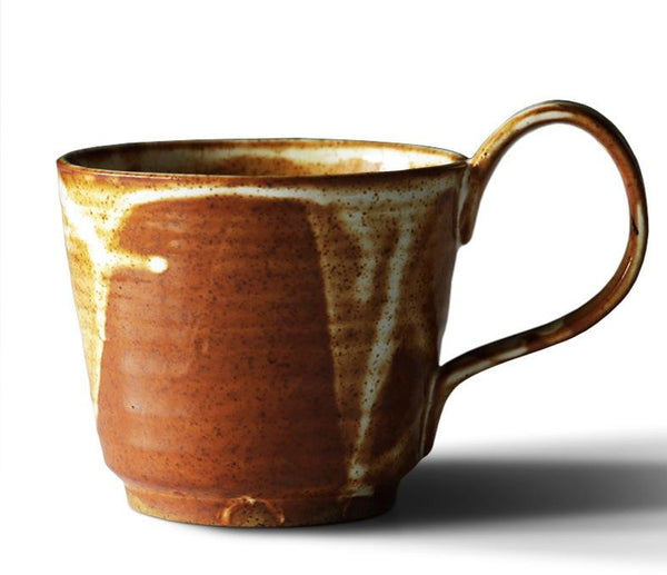 Ceramic Coffee Mug, Large Capacity Coffee Cup, Large Handmade Pottery Coffee Cup, Large Tea Cup-ArtWorkCrafts.com