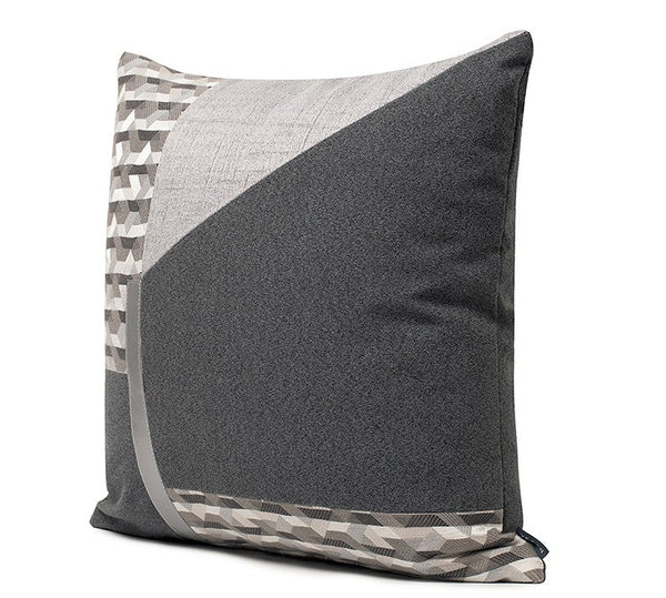 Modern Simple Throw Pillows for Dining Room, Decorative Modern Sofa Pillows, Modern Throw Pillows for Couch, Large Gray Simple Modern Pillows-ArtWorkCrafts.com