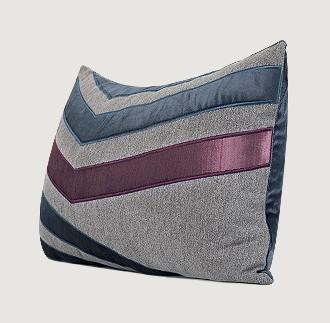 Purple Gray Decorative Pillows for Couch, Large Modern Throw Pillows, Modern Sofa Pillows, Contemporary Throw Pillows for Living Room-ArtWorkCrafts.com