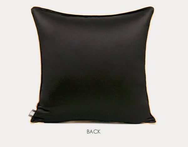 Large Black Yellow Modern Pillows, Modern Throw Pillows for Couch, Decorative Modern Sofa Pillows, Modern Simple Throw Pillows for Living Room-ArtWorkCrafts.com