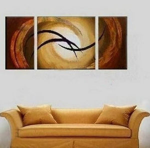 Wall Art, Abstract Art, Abstract Painting, Canvas Painting, Large Oil Painting, Living Room Wall Art, Modern Art, 3 Piece Wall Art, Huge Art-ArtWorkCrafts.com