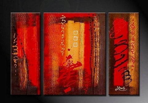 Abstract Art, Red Abstract Painting, Bedroom Wall Art, Large Painting, Living Room Wall Art, Modern Art, Large Wall Art, Abstract Painting, Art on Canvas-ArtWorkCrafts.com