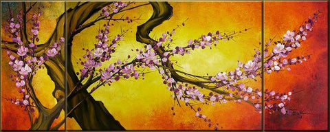 Flower Painting, Floral Art Painting, Abstract Art, Extra Large Art, Canvas Art, Wall Art Decor, Bedroom Wall Art, Art on Canvas-ArtWorkCrafts.com