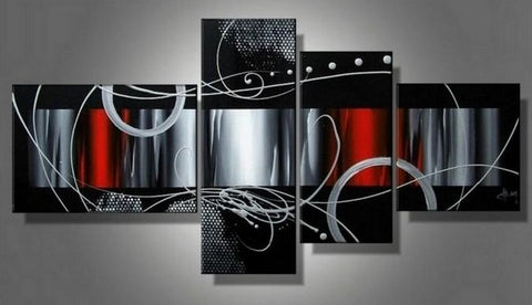 Painting for Sale, Black Abstract Wall Art, Abstract Painting, Bedroom Wall Art, Modern Art, Extra Large Wall Art, Contemporary Art, Modern Art-ArtWorkCrafts.com