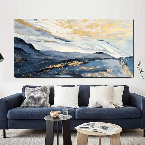 Large Painting on Canvas, Living Room Wall Art Paintings, Acrylic Abstract Painting Behind Couch, Buy Paintings Online, Simple Acrylic Painting Ideas-ArtWorkCrafts.com