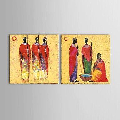 Acrylic Canvas Painting, African Woman Painting, Dining Room Canvas Painting, Buy Paintings Online-ArtWorkCrafts.com