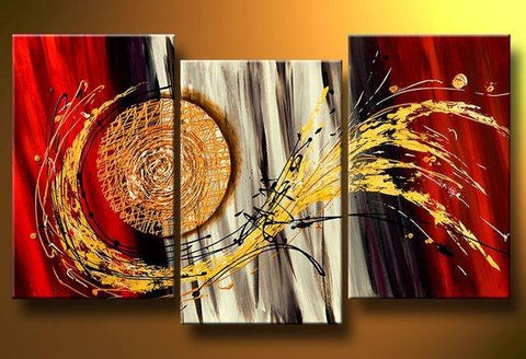 3 Piece Wall Art Painting, Modern Abstract Painting, Canvas Painting for Living Room, Modern Wall Art Paintings, Large Painting for Sale-ArtWorkCrafts.com