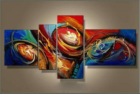 Contemporary Paintings, Large Painting Above Sofa, Modern Wall Art Paintings, Acrylic Art on Canvas, Abstact Painting for Living Room-ArtWorkCrafts.com