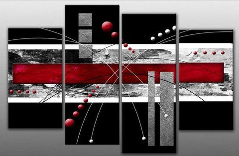 Bedroom Wall Art, Extra Large Wall Art, Black Abstract Art, Large Painting, Modern Art, Painting for Sale-ArtWorkCrafts.com