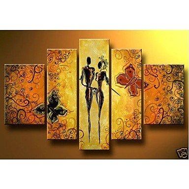 Abstract Art of Love, Canvas Painting for Bedroom, Large Wall Art Paintings, Acrylic Abstract Painting, Huge Painting for Sale-ArtWorkCrafts.com