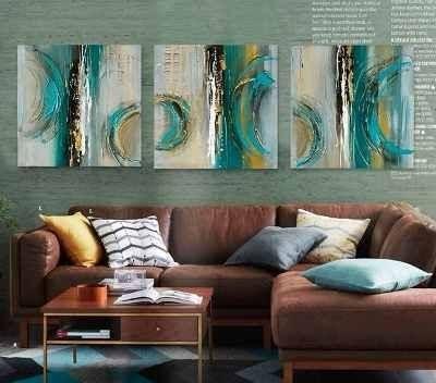 Simple Abstract Art Paintings, Large Acrylic Painting for Living Room, Modern Wall Art Paintings, 3 Piece Paintings-ArtWorkCrafts.com