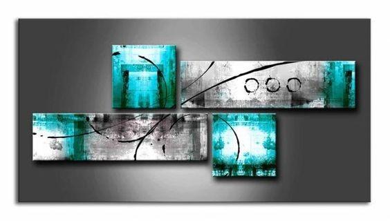 Extra Large Painting, Bedroom Wall Art, Abstract Art Set, 4 Piece Abstract Painting, Modern Art, Contemporary Art-ArtWorkCrafts.com