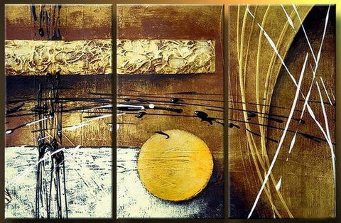 Large Painting, Abtract Art, Bedroom Wall Art, Canvas Painting, Abstract Art, Contemporary Art, 3 Piece Canvas Art-ArtWorkCrafts.com