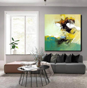 Modern Paintings Behind Sofa, Acrylic Paintings on Canvas, Large Paint –  Paintingforhome