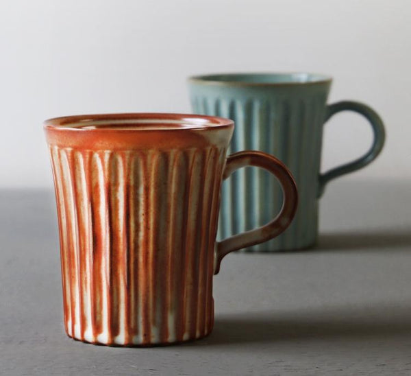 Latte Coffee Mug, Large Capacity Coffee Cup, Large Tea Cup, Handmade Pottery Coffee Cup-ArtWorkCrafts.com
