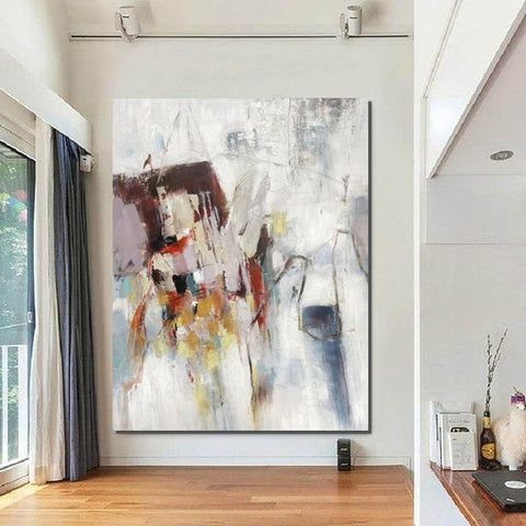 Canvas Painting for Living Room, Simple Modern Art, Extra Large Wall Art Painting, Modern Contemporary Abstract Artwork, Large Paintings for Sale-ArtWorkCrafts.com