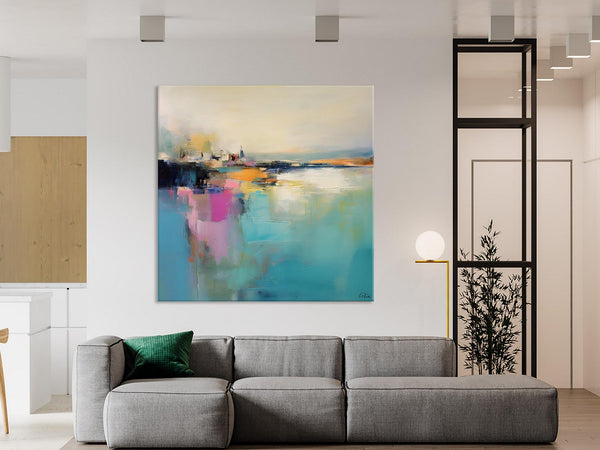 Large Paintings for Living Room, Modern Wall Art Paintings, Large Original Art, Buy Wall Art Online, Contemporary Acrylic Painting on Canvas-ArtWorkCrafts.com