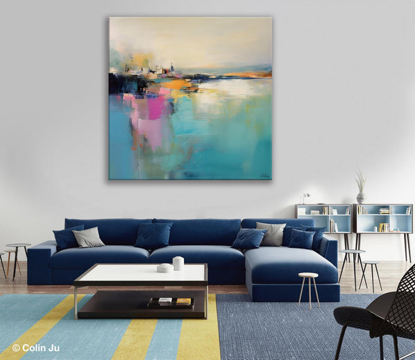 Large Paintings for Living Room, Modern Wall Art Paintings, Large Original Art, Buy Wall Art Online, Contemporary Acrylic Painting on Canvas-ArtWorkCrafts.com