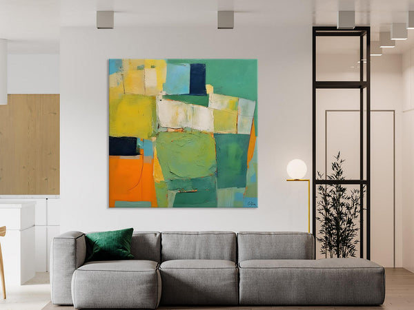 Large Wall Art Painting for Bedroom, Oversized Abstract Wall Art Paintings, Original Canvas Artwork, Contemporary Acrylic Painting on Canvas-ArtWorkCrafts.com