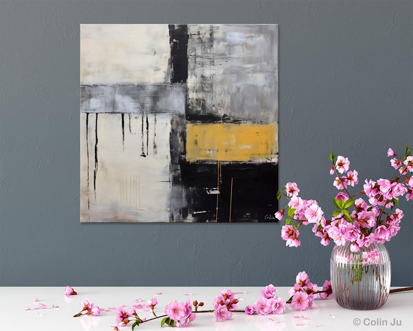 Extra Large Original Artwork, Large Paintings for Bedroom, Abstract Landscape Painting on Canvas, Oversized Contemporary Wall Art Paintings-ArtWorkCrafts.com