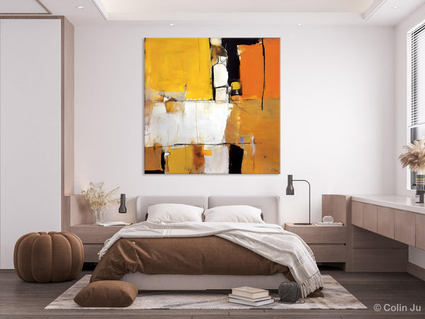 Oversized Modern Abstract Wall Paintings, Large Wall Art Painting for Bedroom, Original Canvas Art, Contemporary Acrylic Painting on Canvas-ArtWorkCrafts.com