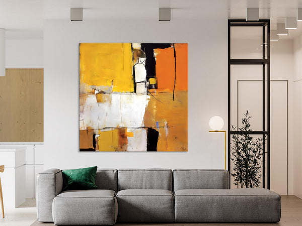 Oversized Modern Abstract Wall Paintings, Large Wall Art Painting for Bedroom, Original Canvas Art, Contemporary Acrylic Painting on Canvas-ArtWorkCrafts.com
