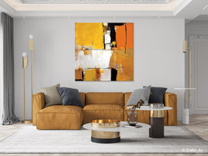 Oversized Modern Abstract Wall Paintings, Large Wall Art Painting for Bedroom, Original Canvas Art, Contemporary Acrylic Painting on Canvas-ArtWorkCrafts.com