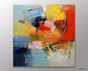 Oversized Canvas Paintings, Huge Wall Art Ideas for Living Room, Contemporary Acrylic Art, Original Abstract Art, Hand Painted Canvas Art-ArtWorkCrafts.com