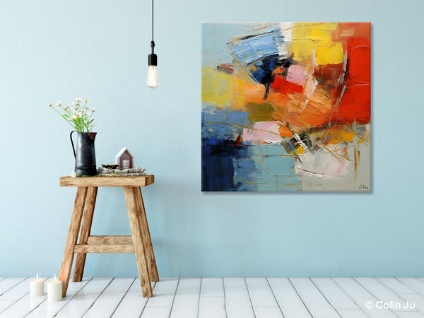 Oversized Canvas Paintings, Huge Wall Art Ideas for Living Room, Contemporary Acrylic Art, Original Abstract Art, Hand Painted Canvas Art-ArtWorkCrafts.com