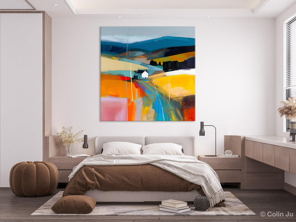 Contemporary Abstract Artwork, Acrylic Painting for Living Room, Oversized Wall Art Paintings, Original Modern Artwork on Canvas-ArtWorkCrafts.com