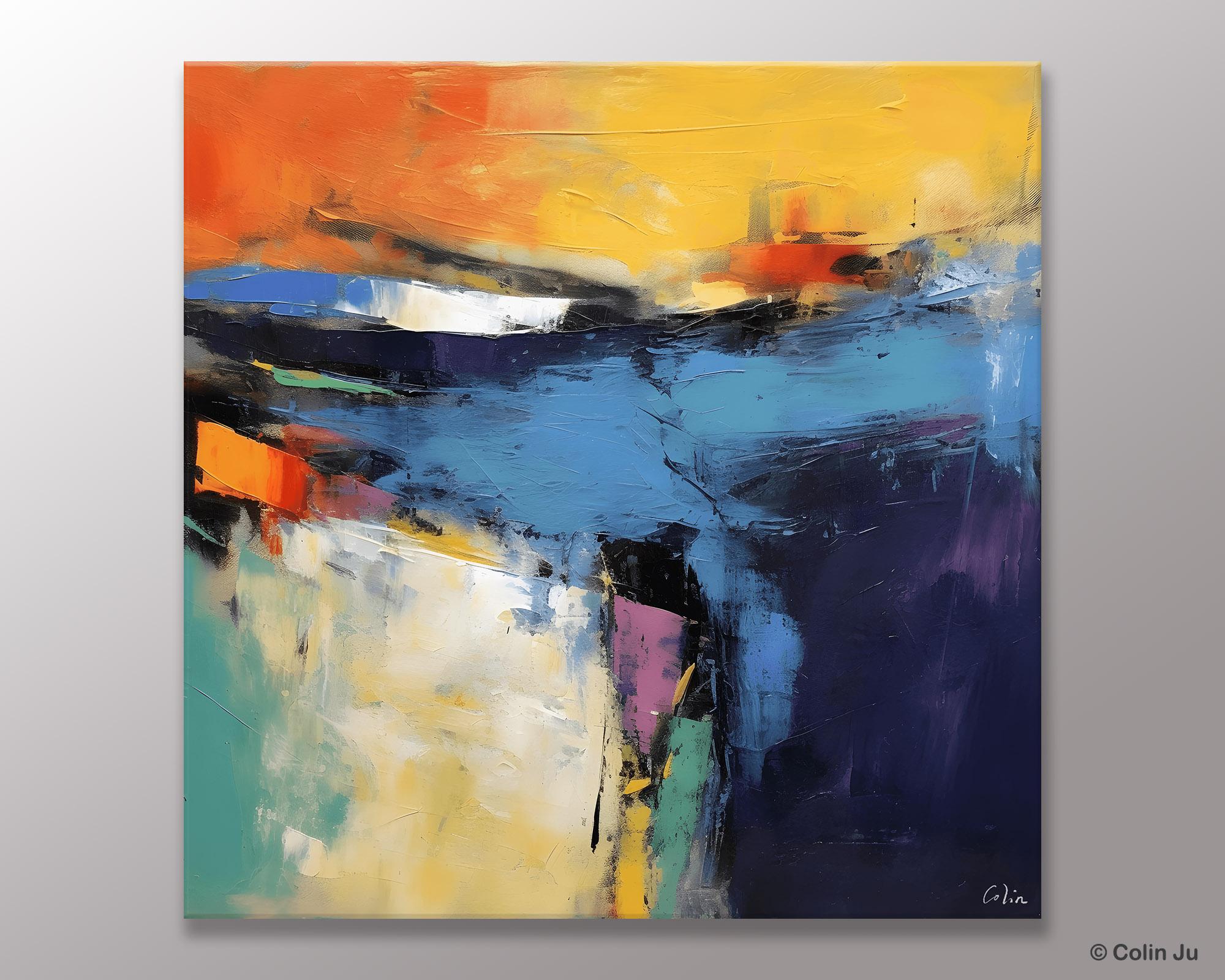 Large Wall Art Painting for Bedroom, Oversized Modern Abstract Wall Paintings, Original Canvas Art, Contemporary Acrylic Painting on Canvas-ArtWorkCrafts.com