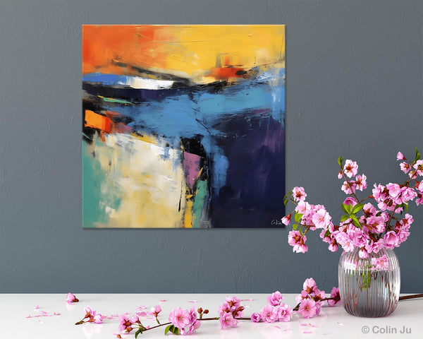 Large Wall Art Painting for Bedroom, Oversized Modern Abstract Wall Paintings, Original Canvas Art, Contemporary Acrylic Painting on Canvas-ArtWorkCrafts.com