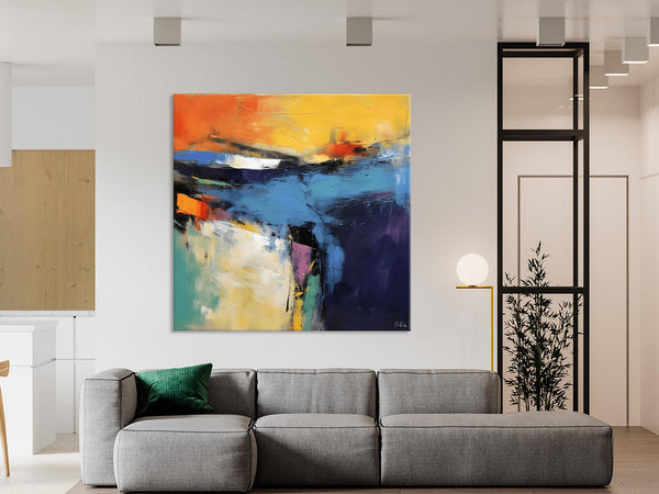 Large Wall Art Painting for Bedroom, Oversized Modern Abstract Wall Paintings, Original Canvas Art, Contemporary Acrylic Painting on Canvas-ArtWorkCrafts.com