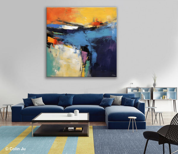 Large Wall Art Painting for Bedroom, Oversized Modern Abstract Wall Paintings, Original Canvas Art, Contemporary Acrylic Painting on Canvas-ArtWorkCrafts.com