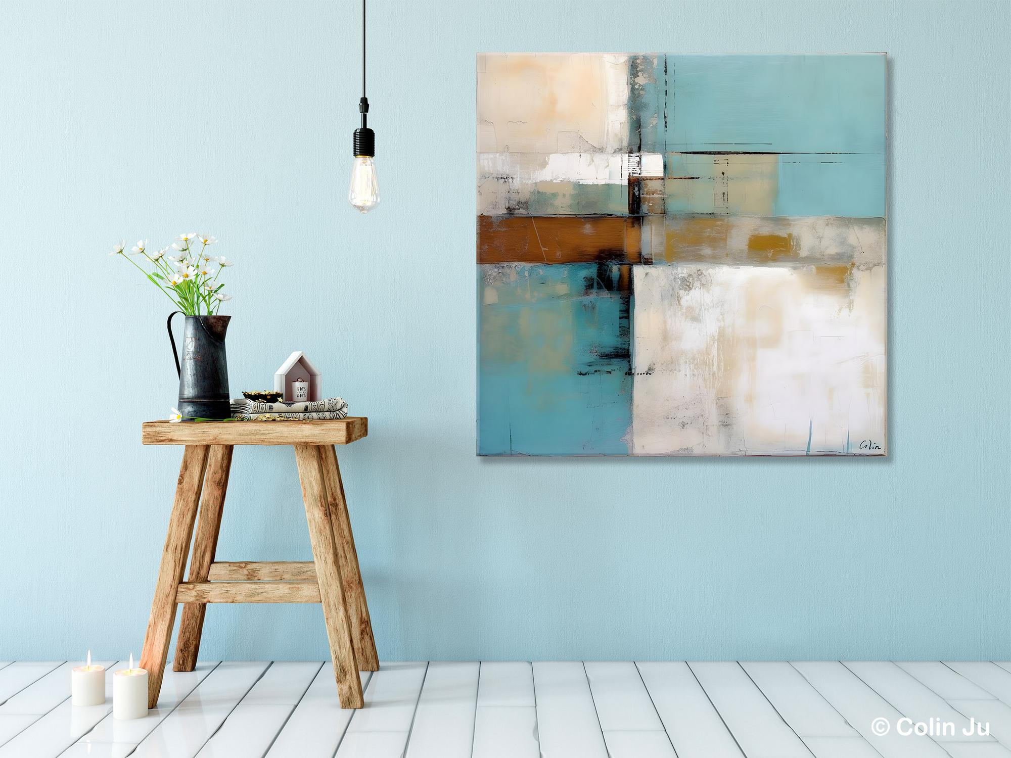 Extra Large Painting on Canvas, Contemporary Acrylic Paintings, Large Original Abstract Wall Art, Large Canvas Paintings for Bedroom-ArtWorkCrafts.com