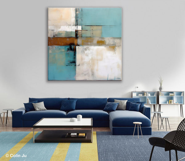 Extra Large Painting on Canvas, Contemporary Acrylic Paintings, Large Original Abstract Wall Art, Large Canvas Paintings for Bedroom-ArtWorkCrafts.com