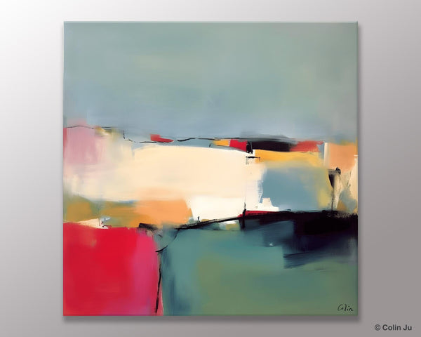 Contemporary Abstract Artwork, Acrylic Painting for Living Room, Oversized Wall Art Paintings, Original Modern Paintings on Canvas-ArtWorkCrafts.com