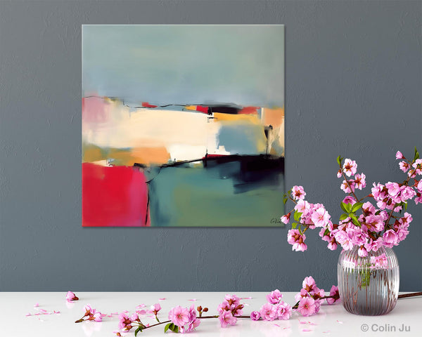 Contemporary Abstract Artwork, Acrylic Painting for Living Room, Oversized Wall Art Paintings, Original Modern Paintings on Canvas-ArtWorkCrafts.com