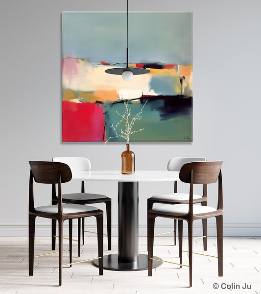 Contemporary Abstract Artwork, Acrylic Painting for Living Room, Oversized Wall Art Paintings, Original Modern Paintings on Canvas-ArtWorkCrafts.com