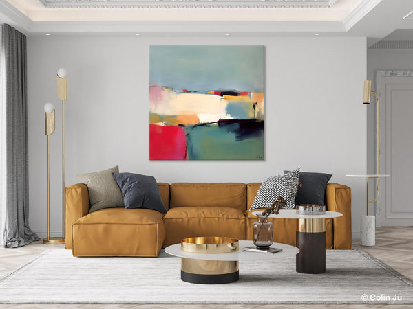Contemporary Abstract Artwork, Acrylic Painting for Living Room, Oversized Wall Art Paintings, Original Modern Paintings on Canvas-ArtWorkCrafts.com