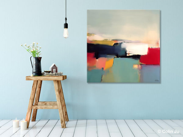 Simple Modern Wall Art, Extra Large Canvas Painting for Living Room, Oversized Contemporary Acrylic Paintings, Original Abstract Paintings-ArtWorkCrafts.com