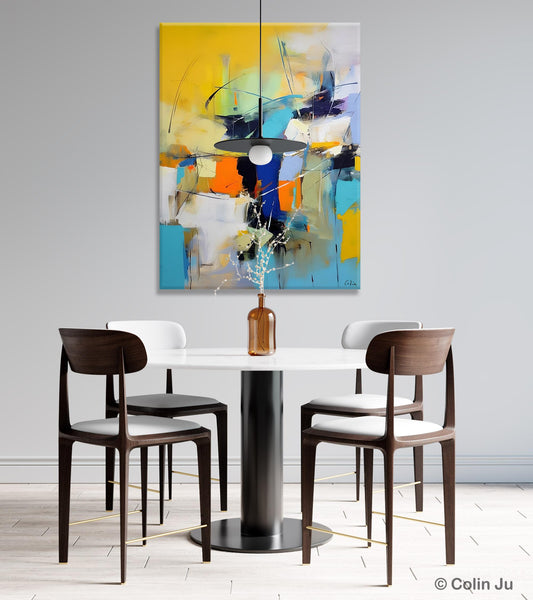 Contemporary Abstract Art, Bedroom Canvas Art Ideas, Large Painting for Sale, Buy Large Paintings Online, Original Modern Abstract Art-ArtWorkCrafts.com