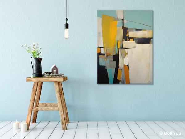 Large Paintings for Living Room, Hand Painted Acrylic Painting, Bedroom Wall Art Paintings, Original Modern Contemporary Art, Abstract Paintings for Dining Room-ArtWorkCrafts.com