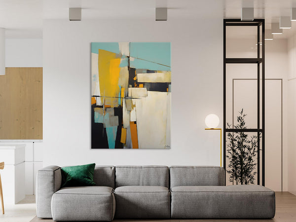 Large Paintings for Living Room, Hand Painted Acrylic Painting, Bedroom Wall Art Paintings, Original Modern Contemporary Art, Abstract Paintings for Dining Room-ArtWorkCrafts.com