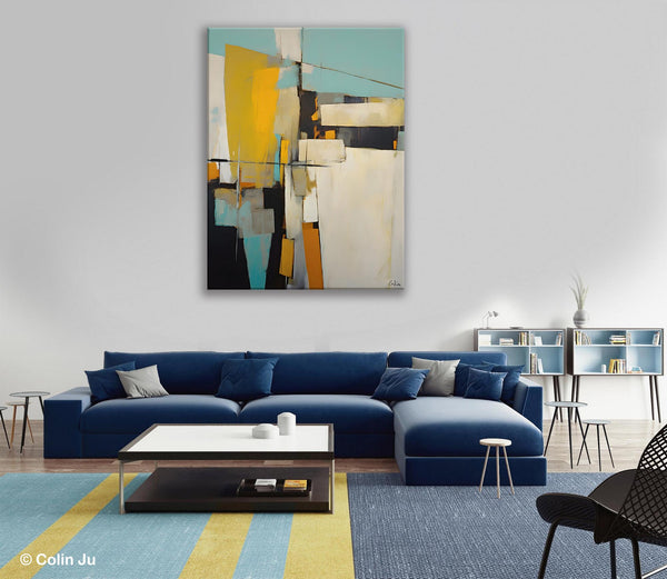 Large Paintings for Living Room, Hand Painted Acrylic Painting, Bedroom Wall Art Paintings, Original Modern Contemporary Art, Abstract Paintings for Dining Room-ArtWorkCrafts.com
