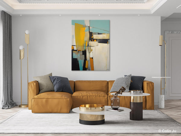 Large Paintings for Living Room, Hand Painted Acrylic Painting, Bedroom Wall Art Paintings, Original Modern Contemporary Art, Abstract Paintings for Dining Room-ArtWorkCrafts.com
